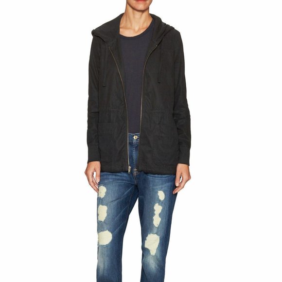 JAMES PERSE LIGHTWEIGHT KNIT PARKA JACKET 3
